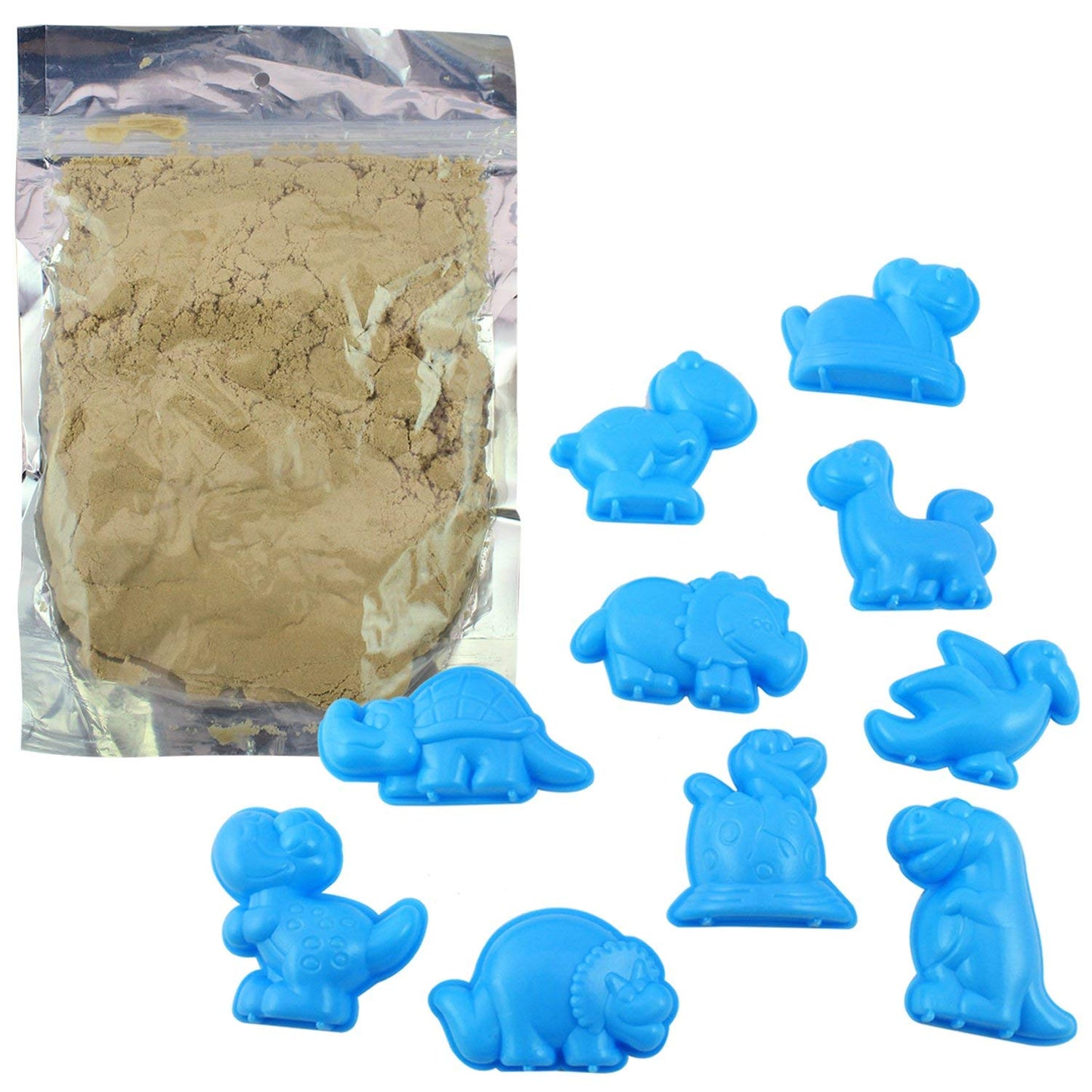ekta active sand dinosaur play set