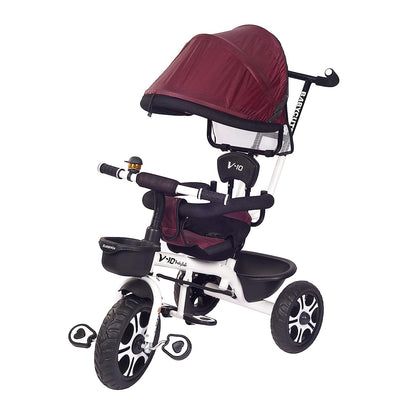 BabyCute Cycle for Kids, Plug and Play Baby Sports Tricycle with Canopy for 2 to 5 Year Old Children V 10 - MRGTOYS