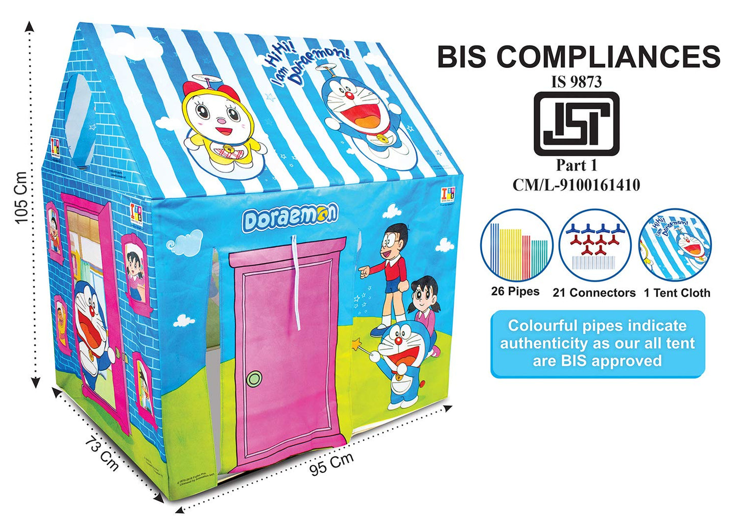 itoys inc. Doraemon Play Tent House for Kids
