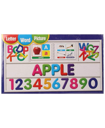 Ratnas Educational Letter Word Picture Senior, Alphabets & Numbers for Kids to See The Picture, Find The Letter & Make The Word
