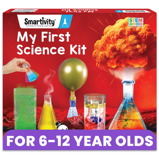 Smartivity My First Science Kit for Kids 6-8-10-12-14 Years Old | Starter Science Experiment Kit | Birthday Gifts for Boys & Girls | STEM Educational Toy for Kids 6,7,8,9,10,11,12,13,14 Year Old