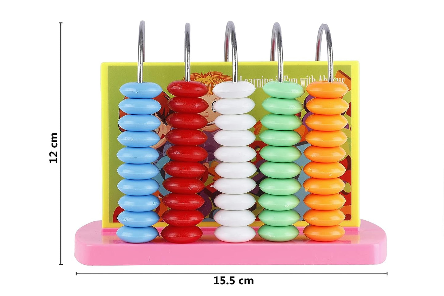 Ratna's Ratnas Educational Abacus Junior for Kids to Learn to Count, Add & Subtract with Colourful Beads