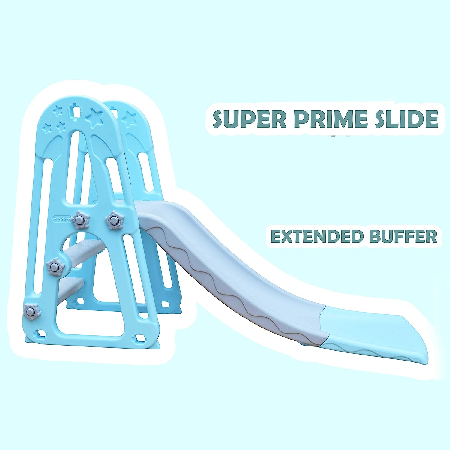Home Garden Slide for Kids - PLAYGRO Super Garden Slider with Extended Buffer Zone - for Boys and Girls - Perfect for Home/Indoor or Outdoor - MRGTOYS
