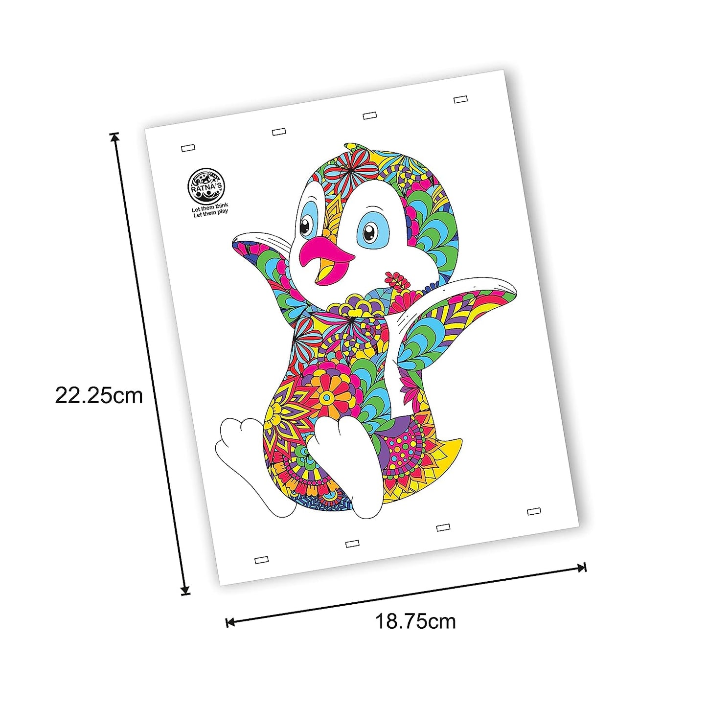 RATNA'S Mandala Art Junior Animals & Birds The Coloring Kit
