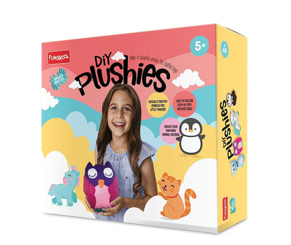 Handycrafts - DIY Plushies , Soft toy maker , Make your own stuffed animal , 5 years + , art and craft kit