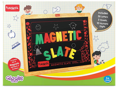 Giggles - Magnetic Slate , Alphabet and Numbers learning board, Early learning, 3 Years & above, Preschool toys