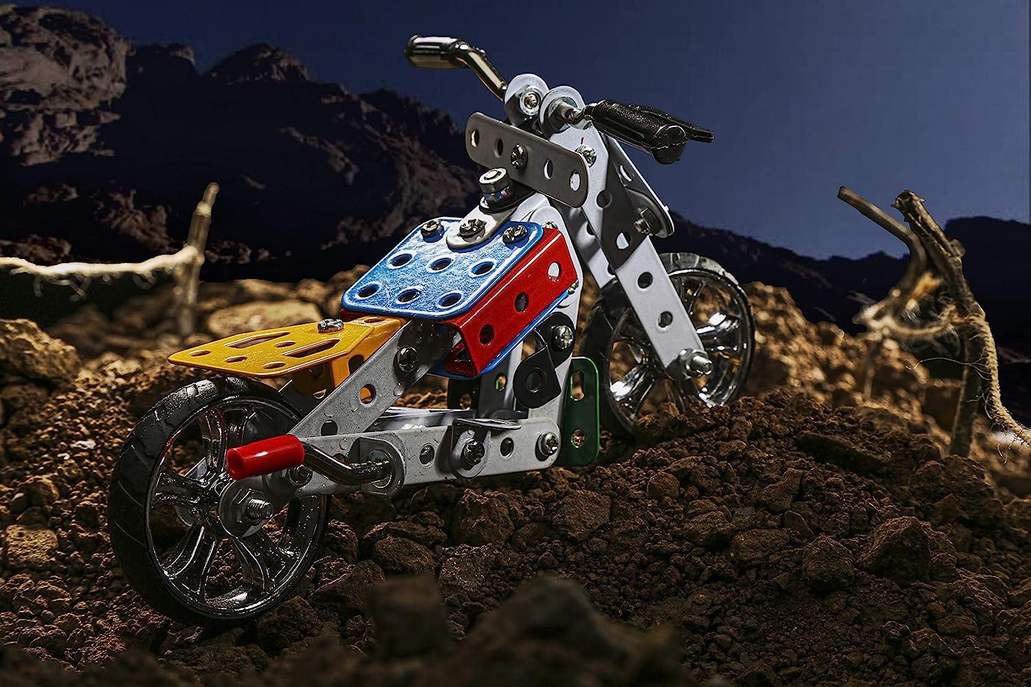 Mechanix Motorbikes ,Bike Toys,Car toys, Building blocks, Construction set,for 6+ yrs boys and girls,Metal,Multicolor