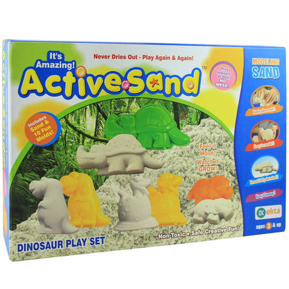 ekta active sand dinosaur play set
