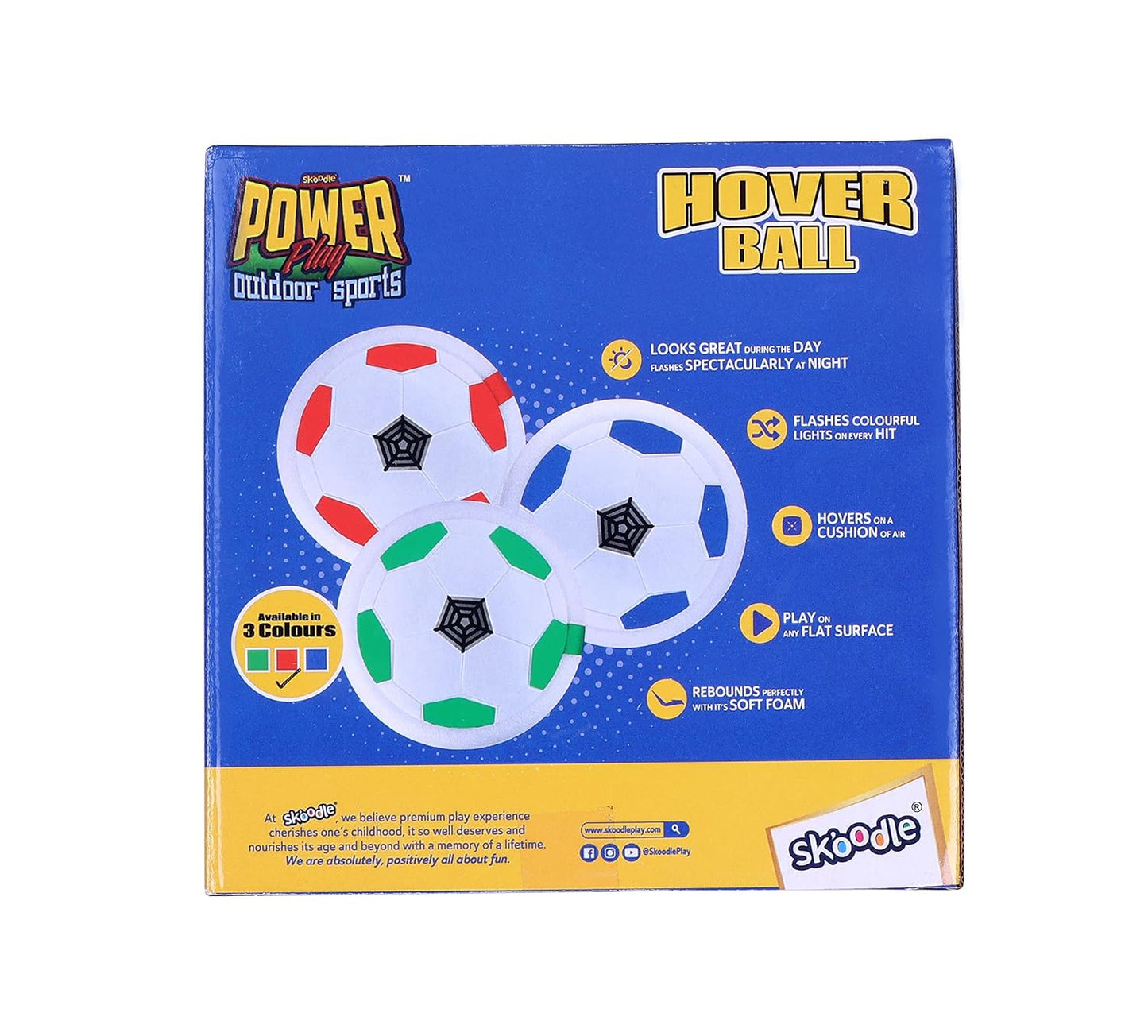 Hover Football Skoodle Power Play Hover Ball (COLOR MAY VERY)