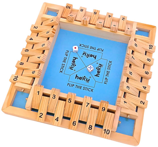 Heku Ivory Wood Flip The Stick 4 Players Jumbo Size Flip The Stick || 4 Players || Jumbo Size