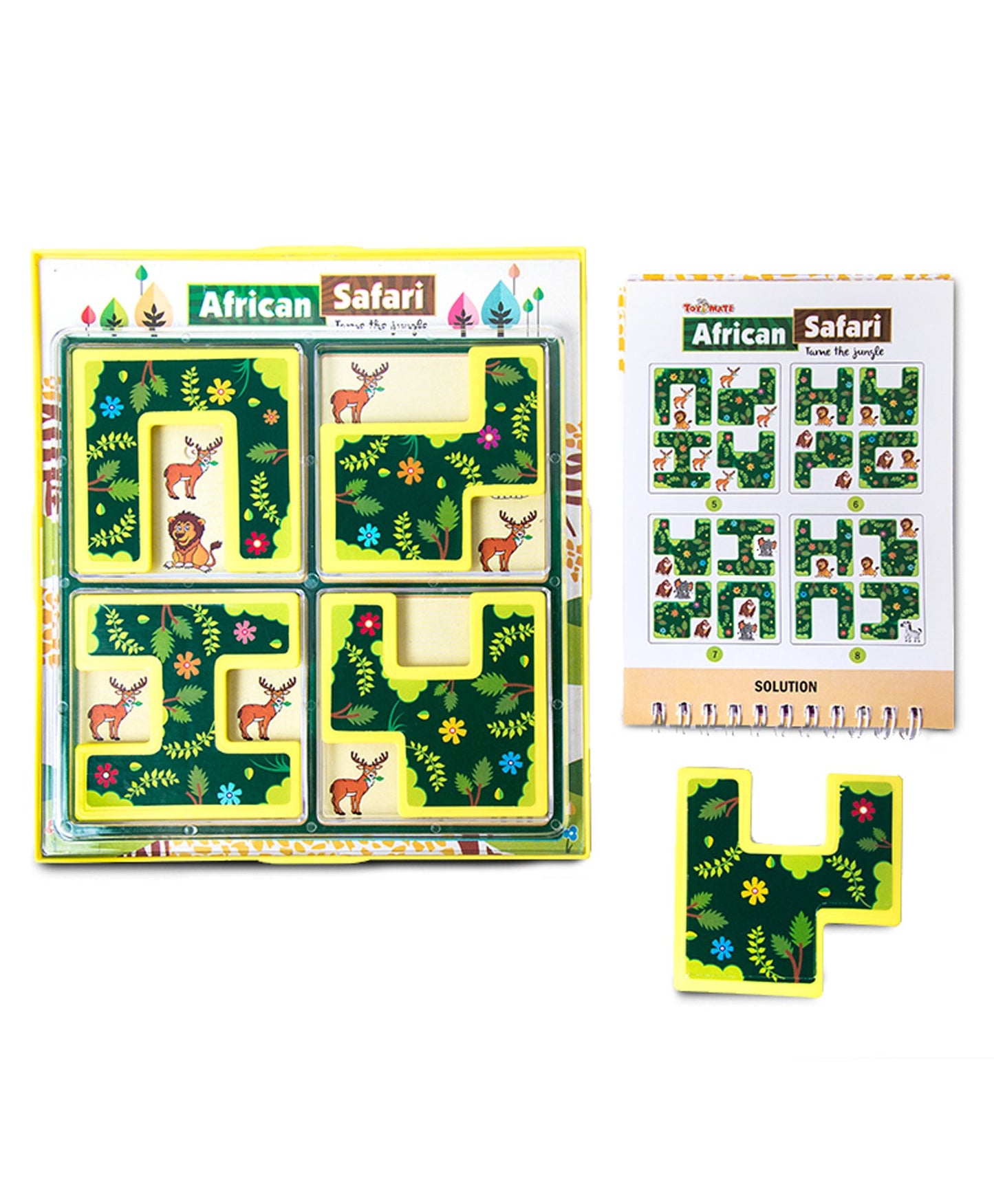 Toymate African Safari - 132 Challenges - Education Learning Brain Teasing Puzzle Game