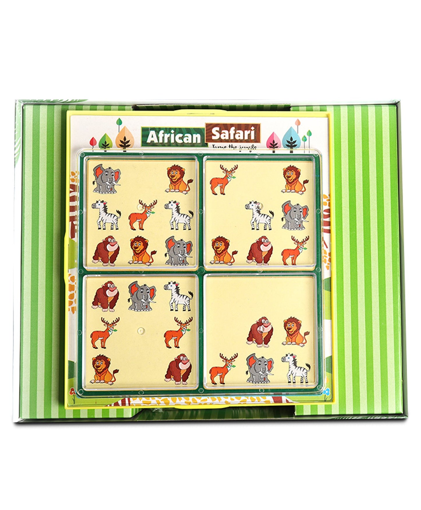 Toymate African Safari - 132 Challenges - Education Learning Brain Teasing Puzzle Game
