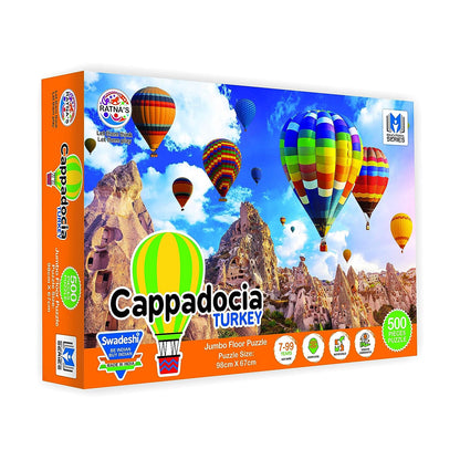 RATNA'S Cappadocia Turkey 500 Pieces Jumbo Floor Jigsaw Puzzle (Size: 98 cm * 67 cm)- Multi Color
