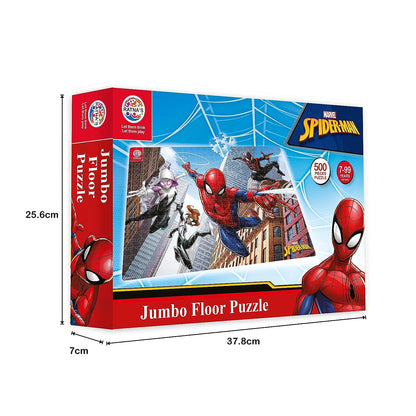 Ratna's Marvel Spiderman 500 Pieces Jumbo Floor Jigsaw Puzzle (Size: 98 cm x 67 cm)