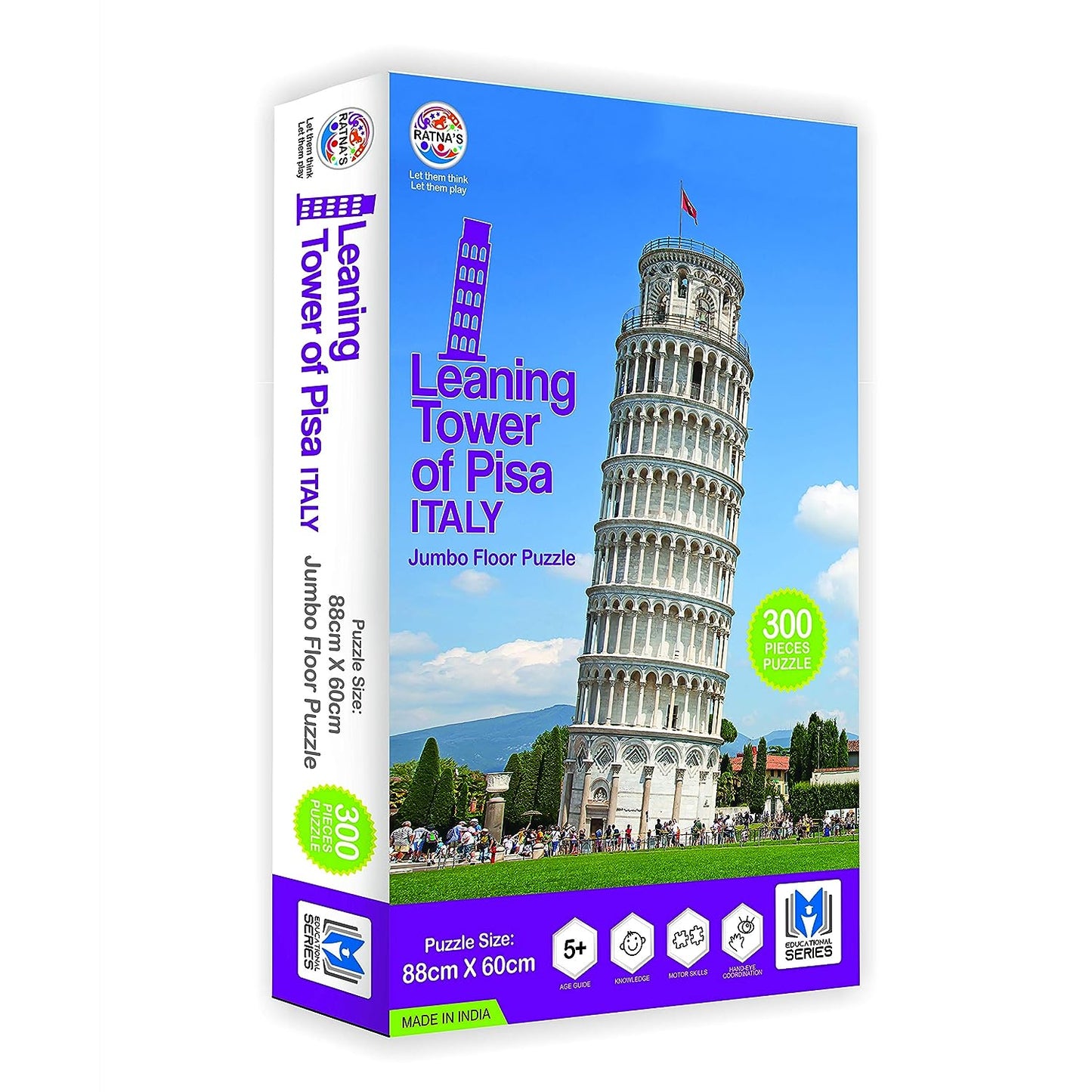 RATNA'S Leaning Tower of PISA Jumbo Jigsaw Puzzle 300 Pieces(88 CM X 60 CM) Size
