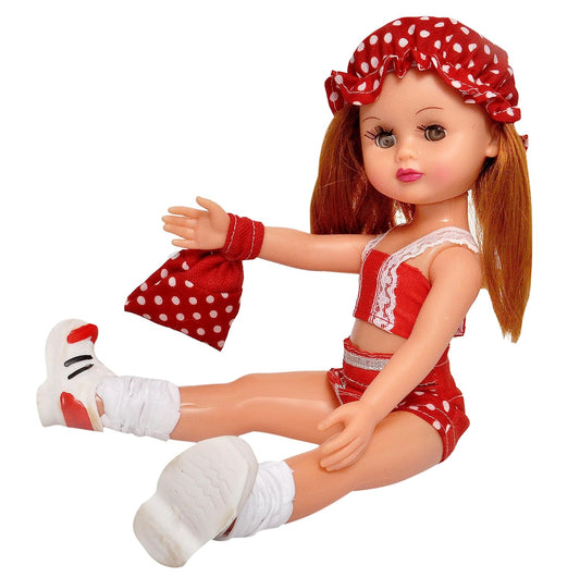 12 Inches Ahana Doll Angel Baby Doll, Red Dots