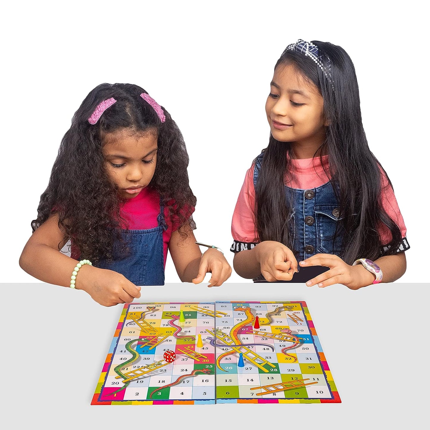 Toysbox Ludo and Snakes & Ladders Big Black Box Classic Board Game to Play with Kids and Adults