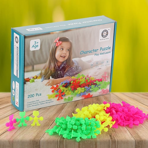 Aditi Toys Character Puzzle,Animal Interlocking Building Blocks For Kids,BIS Approved  (Multicolor)