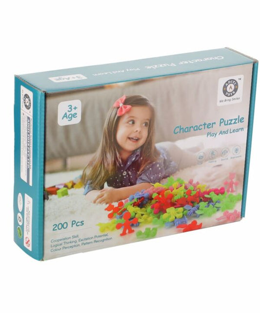 Aditi Toys Character Puzzle,Animal Interlocking Building Blocks For Kids,BIS Approved  (Multicolor)