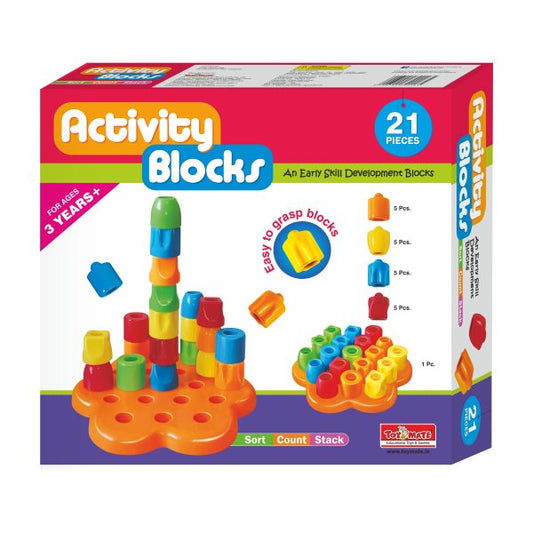 Activity Blocks Playmate 21 Pieces