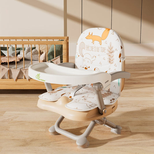 R For Rabbit Candy Pop Booster Chair - 4 Level Height Adjustment, Light Weight, Travel Friendly