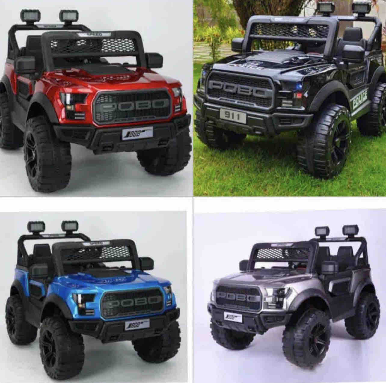 Kids Battery Operated Jeep for Kids, Ride on Toy Kids Car with RGB Light & Music | Baby Big Electric Car Jeep | Rechargeable Battery Car for Kids to Drive 3 to 8 Years - MRGTOYS