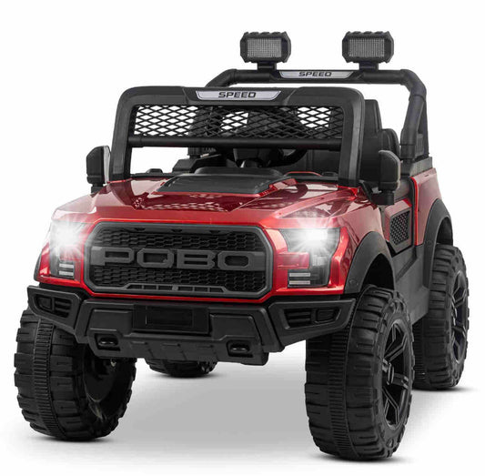 Kids Battery Operated Jeep for Kids, Ride on Toy Kids Car with RGB Light & Music | Baby Big Electric Car Jeep | Rechargeable Battery Car for Kids to Drive 3 to 8 Years - MRGTOYS