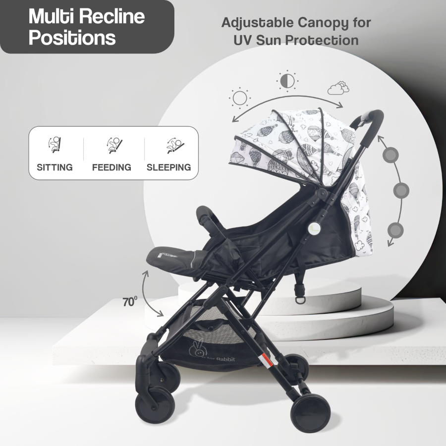 R for Rabbit Pocket Stroller Lite Travel System Baby Stroller
