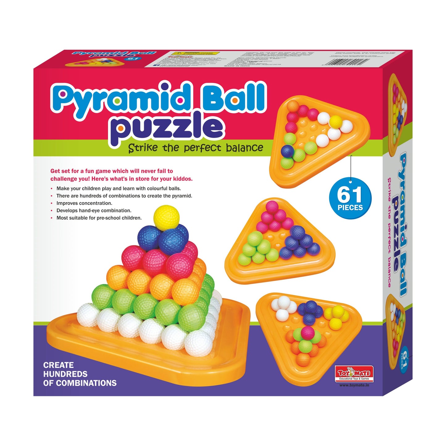 Pyramid Ball Puzzle toymate