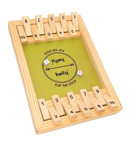 Heku Ivory Wood Flip The Stick 2 Players