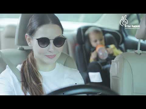 R for Rabbit Jack N Jill Grand Baby Car Seat for 0 to 7 Years, 3 Position Recline, 5-Point Safety Harness, Washable Seat Cushion, Certified Safety